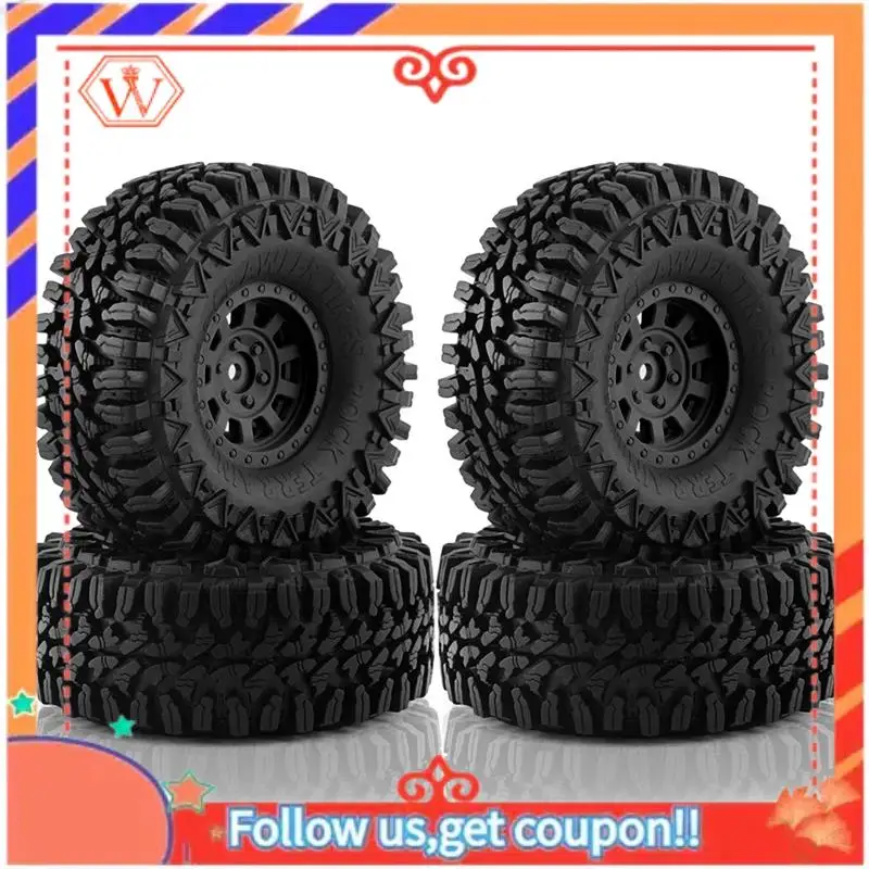 4PCS 110Mm Wheels Tires For 1/10 RC Rock Crawler Axial SCX10 SCX10 II 90046 TRX4 RC4WD D90 RC Car Parts Accessories Black
4PCS 110Mm Wheels Tires For 1/10 RC Rock Crawler Axial SCX10 SCX10 II 90046 TRX4 RC4WD D90 RC Car Parts Accessories Black