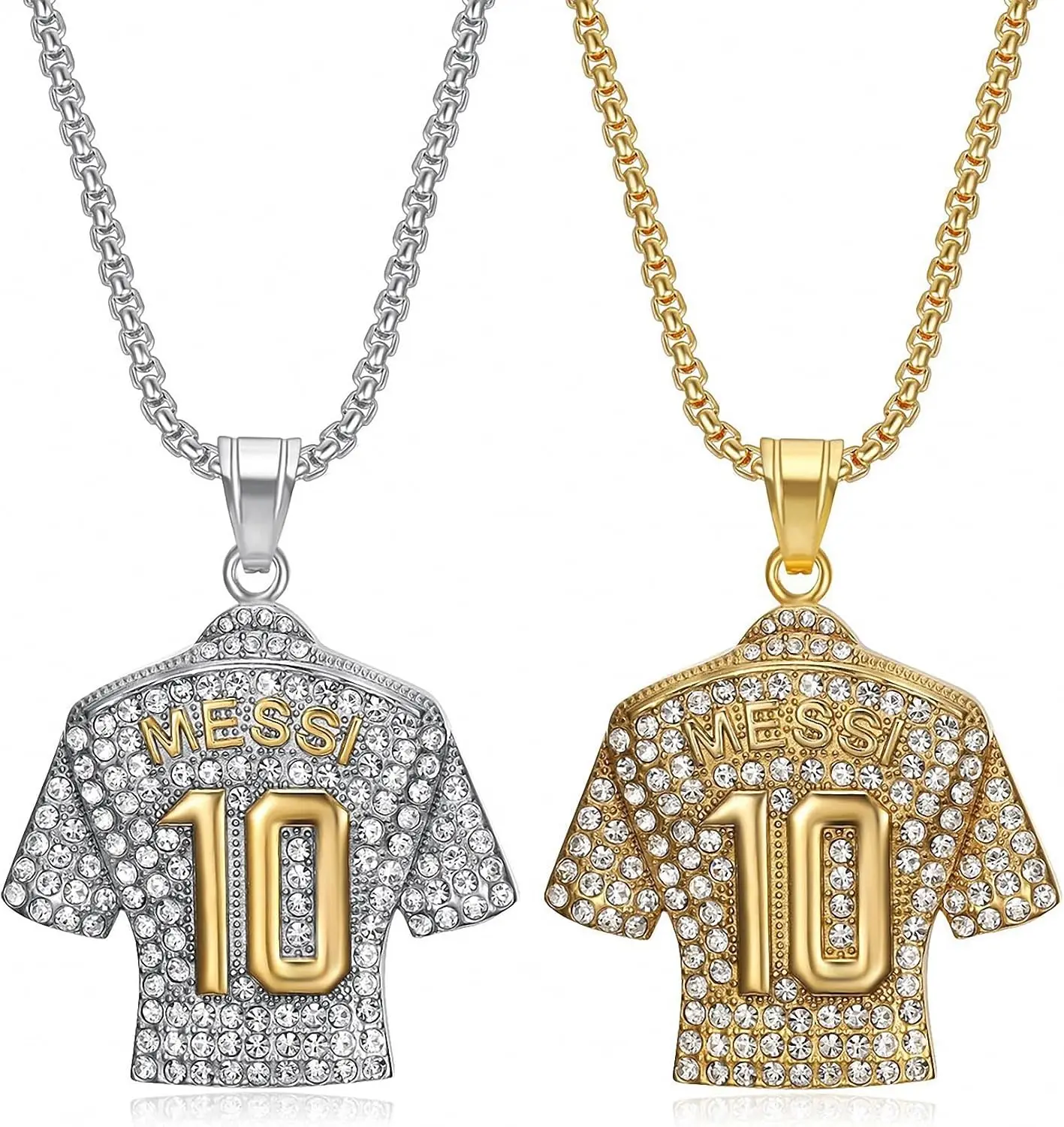 Молодежное ожерелье с футбольным джерси, детское ожерелье с футбольным джерси номер 10, футбольные ожерелья для мальчиков, мужские фанаты 
Молодежное ожерелье с футбольным джерси, детское ожерелье с футбольным джерси номер 10, футбольные ожерелья для мальчиков, мужские фанаты