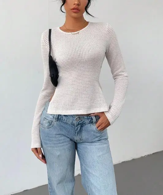 Autumn and Winter Best-Selling Women's Fashionable Crop Top with A Slim-Fitting Design and Long-Sleeved Top
Autumn and Winter Best-Selling Women's Fashionable Crop Top with A Slim-Fitting Design and Long-Sleeved Top