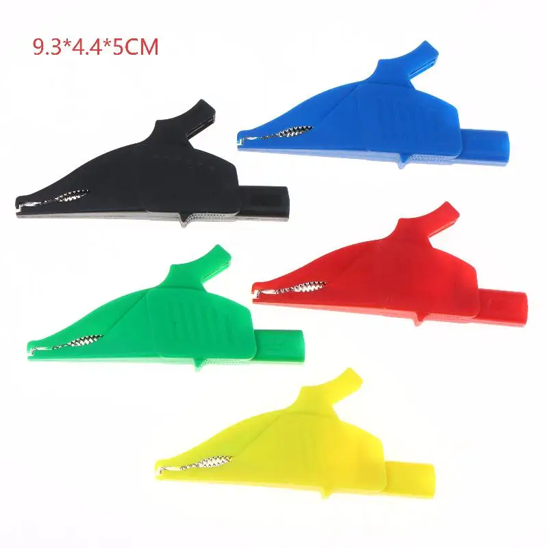 4mm Banana Jack Insulated Test Alligator Clips Heavy Duty Crocodile Clamps for Power Supply Projects
4mm Banana Jack Insulated Test Alligator Clips Heavy Duty Crocodile Clamps for Power Supply Projects