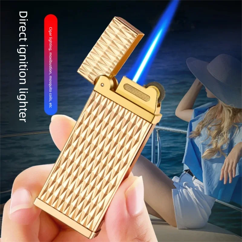 Powerful Windproof Jet Blue Flame Lighter - Refillable Adjustable Grinding Wheel Igniter novelty lighter Torch lighter
Powerful Windproof Jet Blue Flame Lighter - Refillable Adjustable Grinding Wheel Igniter novelty lighter Torch lighter