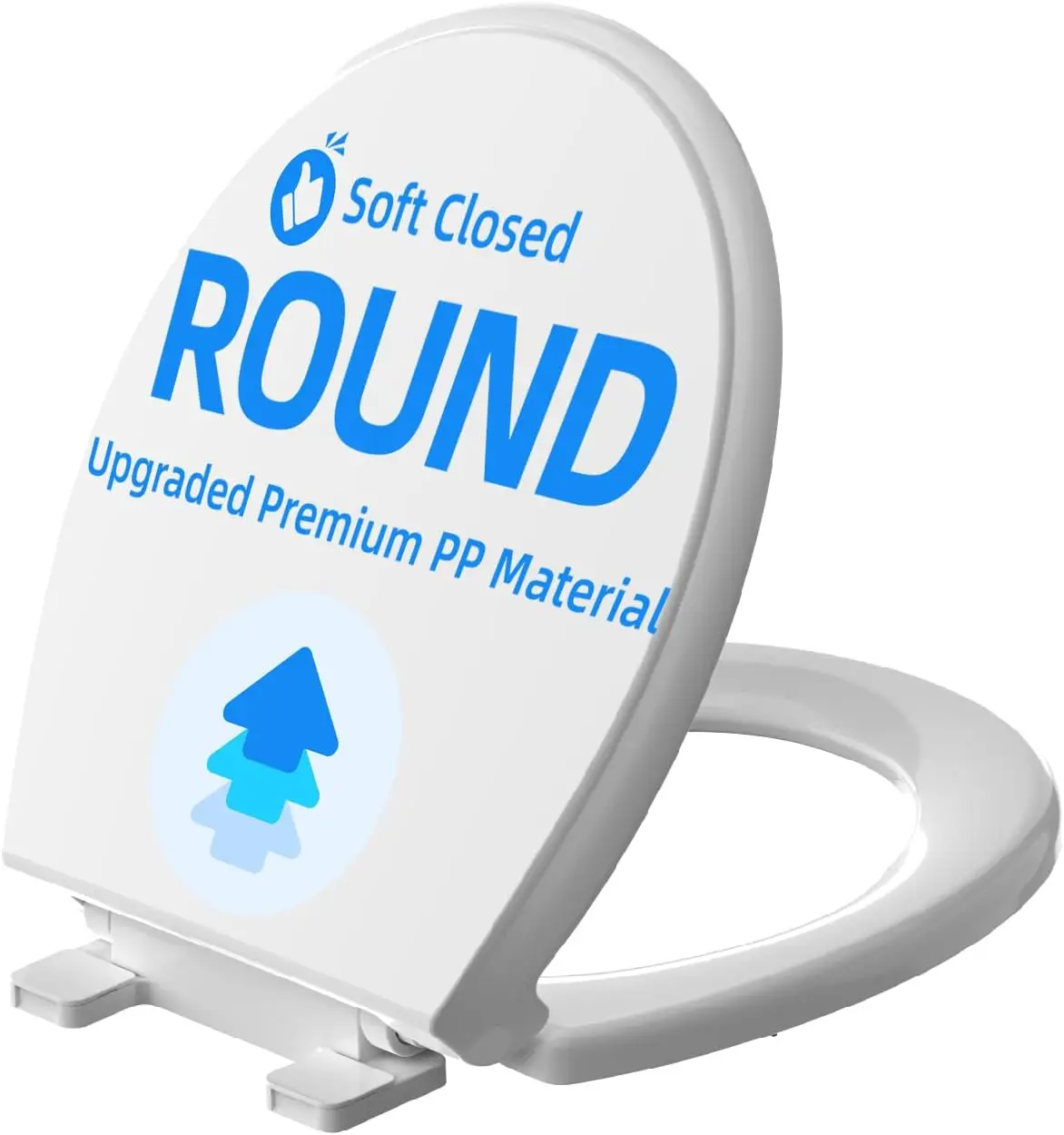 Мягкое круглое сиденье для унитаза с плавным закрытием, 16,5 дюймов, тихое и медленное закрытие крышки, простая установка и чистка, белый пластик, с 2-летней гарантией
Мягкое круглое сиденье для унитаза с плавным закрытием, 16,5 дюймов, тихое и медленное закрытие крышки, простая установка и чистка, белый пластик, с 2-летней гарантией