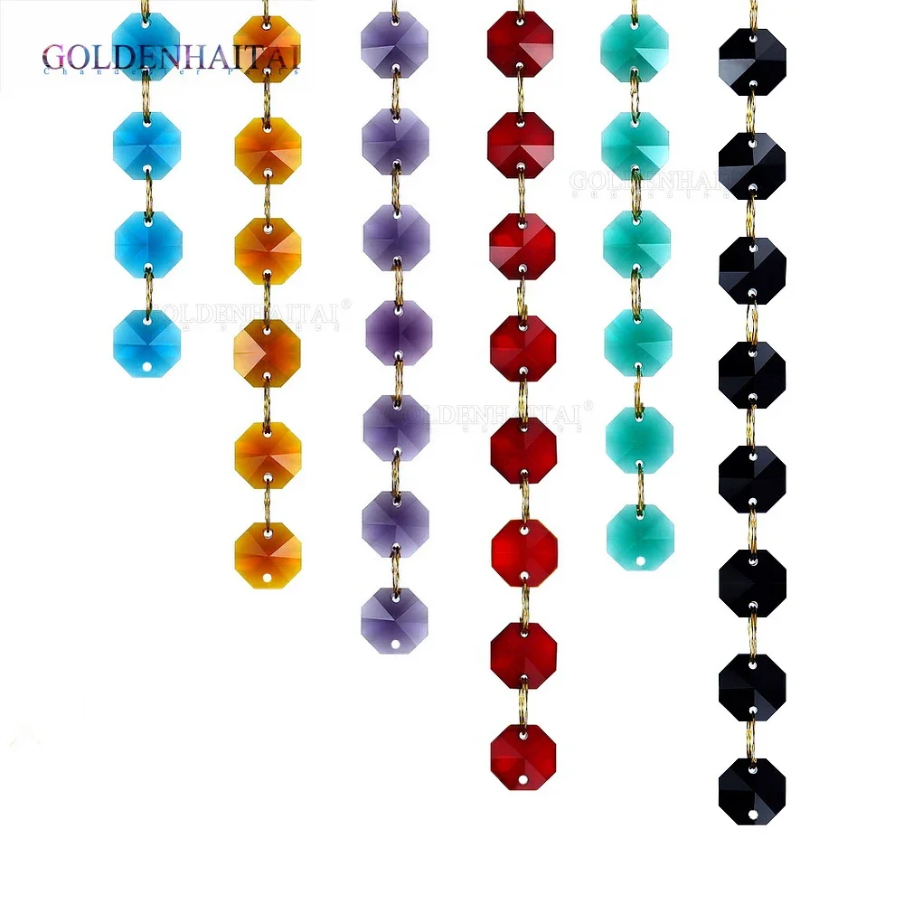 1M 14mm Octagon Bead Crystal Chandelier Parts Prism Handmade Colorful Garland Curtain Chain Home Tree Party Decor DIY Suncatcher
1M 14mm Octagon Bead Crystal Chandelier Parts Prism Handmade Colorful Garland Curtain Chain Home Tree Party Decor DIY Suncatcher