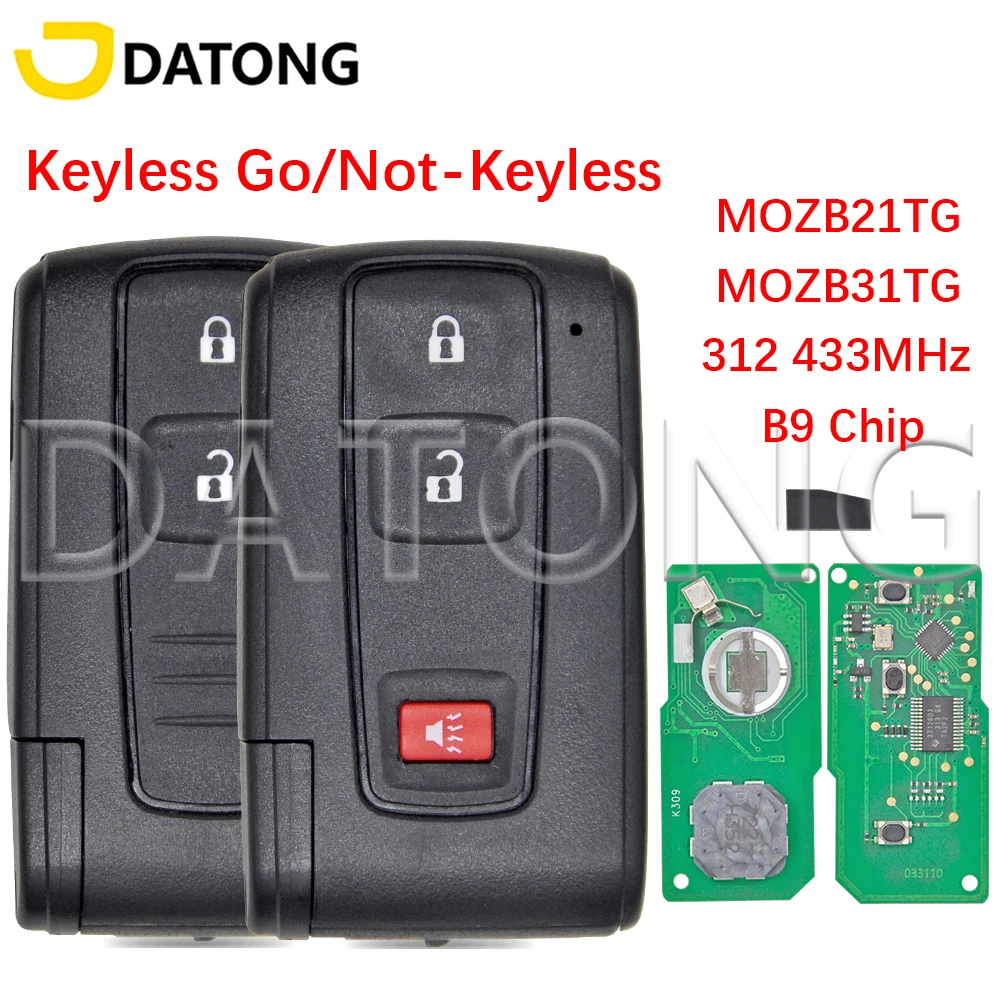Datong World B9Chip 312/433ASK Semi/Fully intelligent Card Car Remote Control Key MOZB21TG MOZB31EG For Toyota Prius 2004-2009
Datong World B9Chip 312/433ASK Semi/Fully intelligent Card Car Remote Control Key MOZB21TG MOZB31EG For Toyota Prius 2004-2009