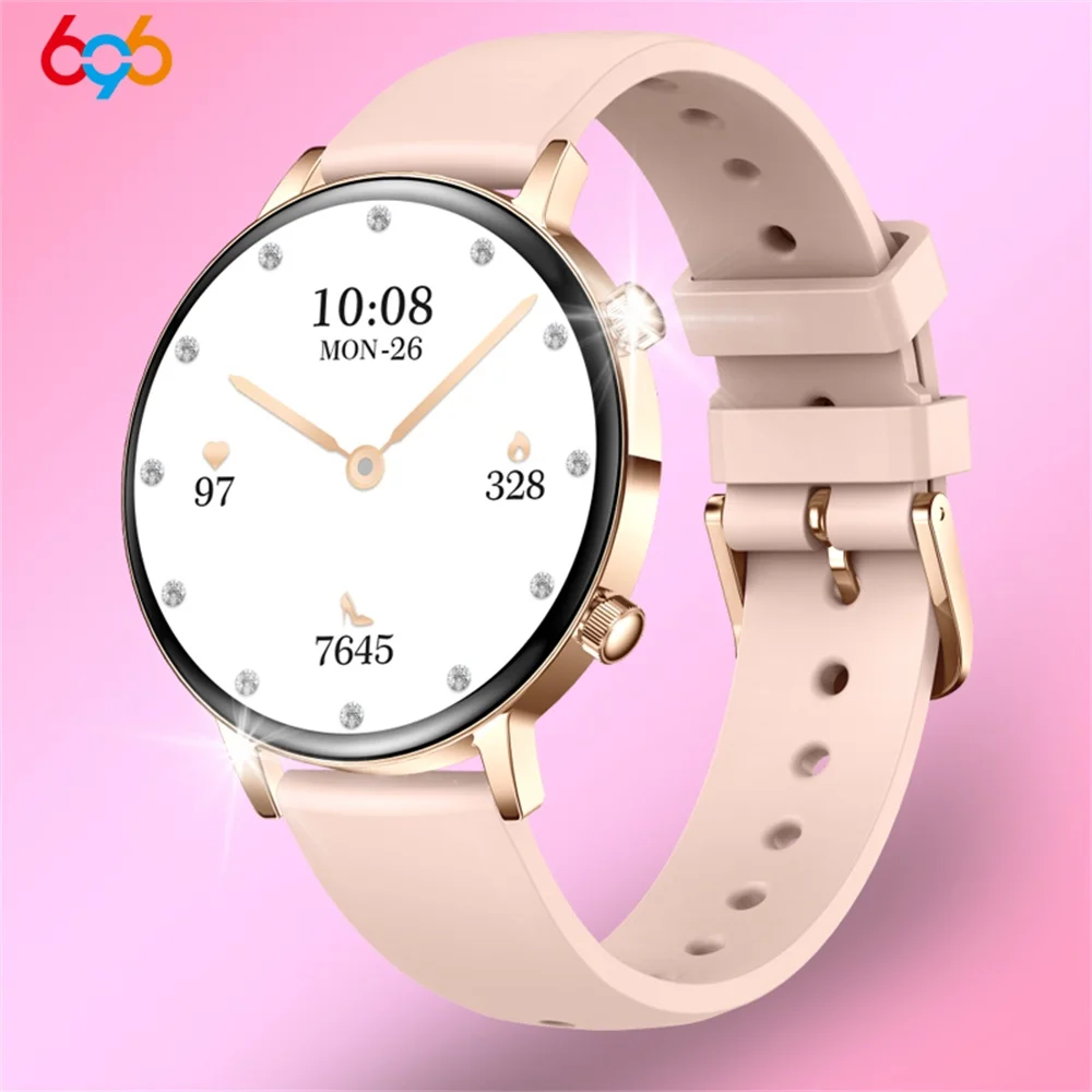 Newest AMOLED Screen Lady Smart Watch Blue Tooth Call 3D Menu Health Clock Voice Assistant Sports Girl Smartwatch Waterproof
Newest AMOLED Screen Lady Smart Watch Blue Tooth Call 3D Menu Health Clock Voice Assistant Sports Girl Smartwatch Waterproof