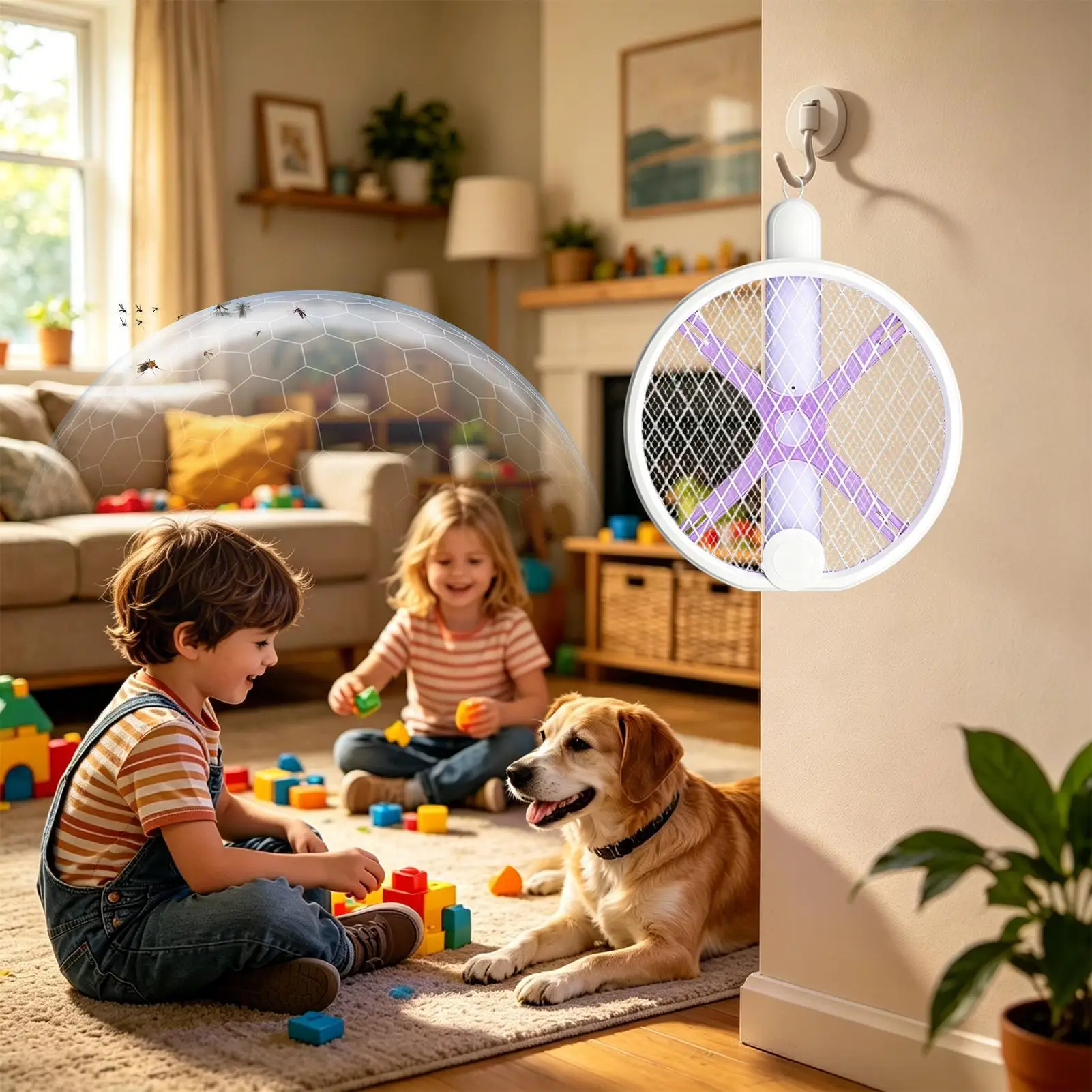 Electric Fly Swatter Rechargeable 2-in-1 Foldable Gnat Zapper Racket With Attractant Light Portable Electric Fly Swatter For
Electric Fly Swatter Rechargeable 2-in-1 Foldable Gnat Zapper Racket With Attractant Light Portable Electric Fly Swatter For