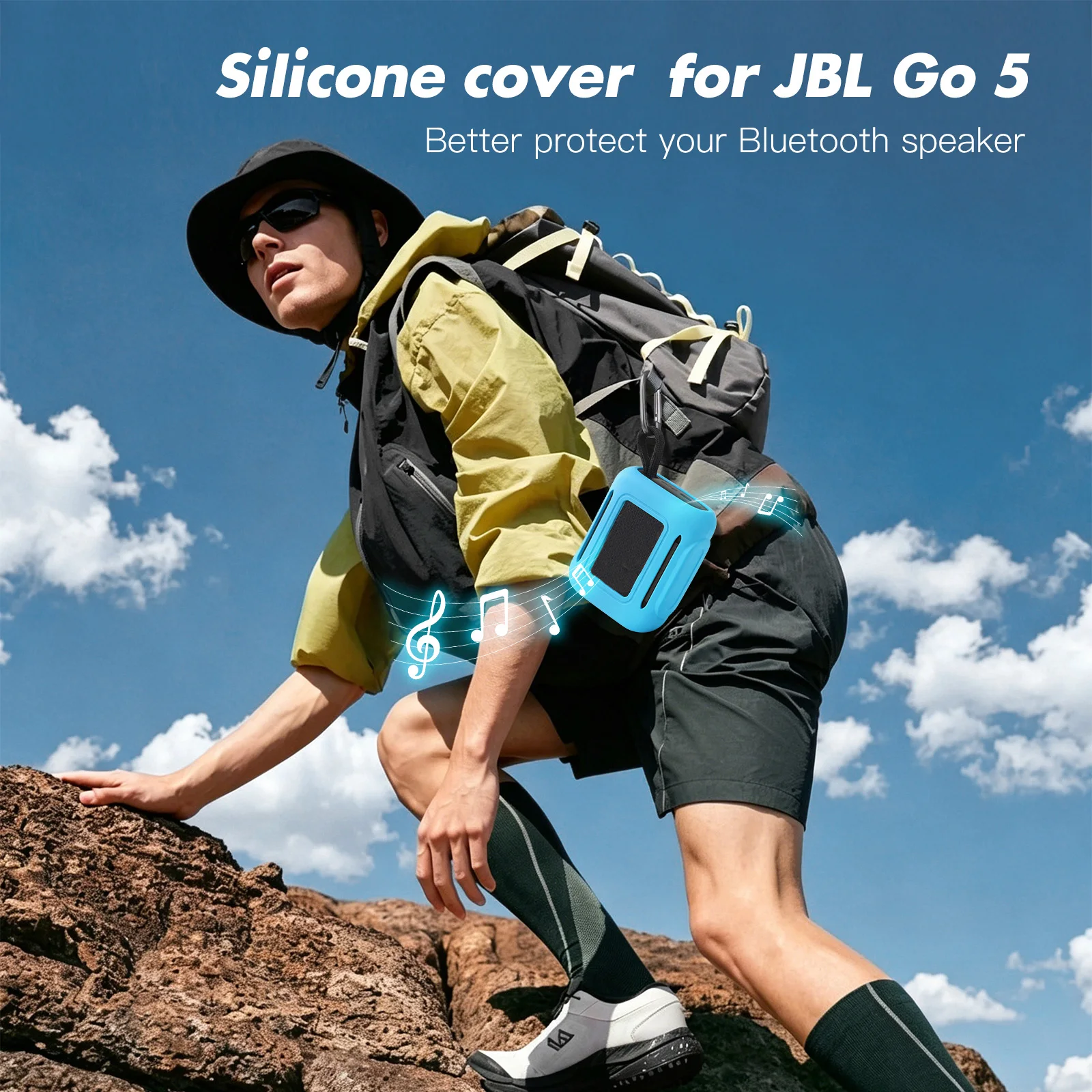 Soft Silicone Case for JBL Go 5 Shockproof Full Body Protective Cover 360° Seamless Fit Ultra Thin Easy to Clean Washable
Soft Silicone Case for JBL Go 5 Shockproof Full Body Protective Cover 360° Seamless Fit Ultra Thin Easy to Clean Washable