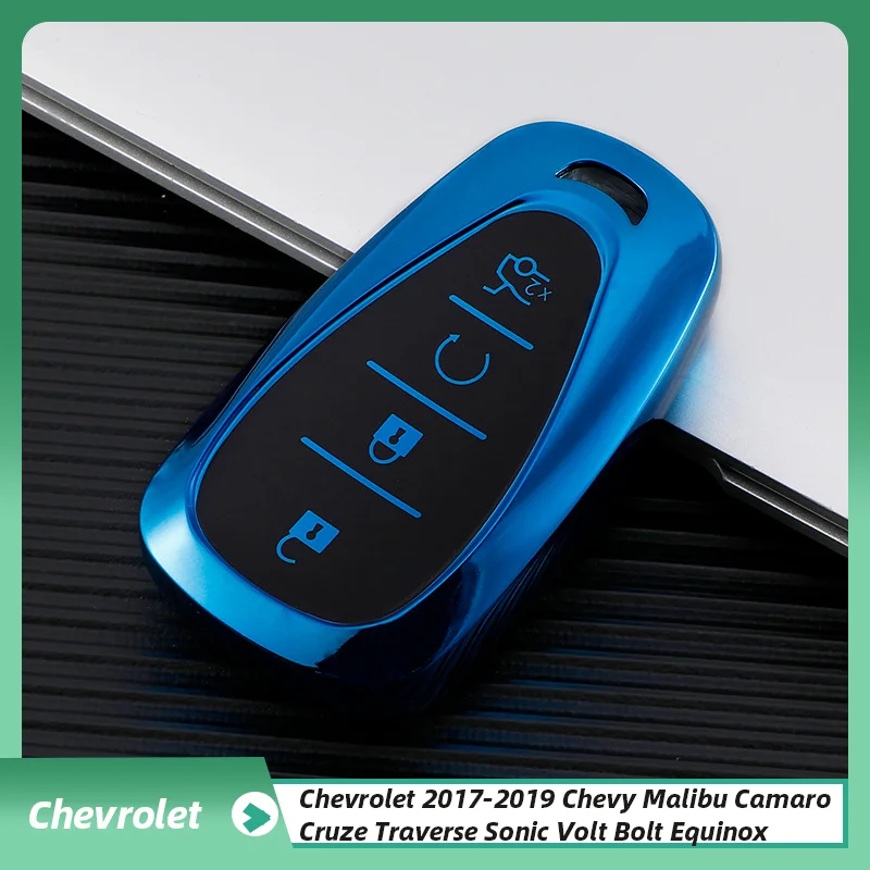 New 4 Buttons TPU Car Key Case Cover Fob For Chevrolet 2017-2019 Chevy Malibu Camaro Cruze Traverse Sonic Volt Bolt Equinox
New 4 Buttons TPU Car Key Case Cover Fob For Chevrolet 2017-2019 Chevy Malibu Camaro Cruze Traverse Sonic Volt Bolt Equinox