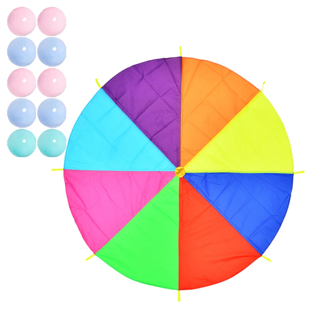 Outdoor Play Toys Kids Games Rainbow Parachute Giant Prop Equipment Umbrella for
Outdoor Play Toys Kids Games Rainbow Parachute Giant Prop Equipment Umbrella for
