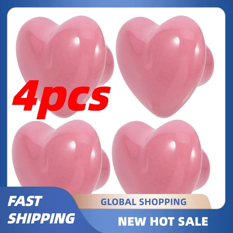4pcs Heart Shaped Ceramic Drawer Knobs Decorative Cabinet Pulls Ceramic Heart Door Knobs For Dresser Closet Wardrobe Kitchen
4pcs Heart Shaped Ceramic Drawer Knobs Decorative Cabinet Pulls Ceramic Heart Door Knobs For Dresser Closet Wardrobe Kitchen