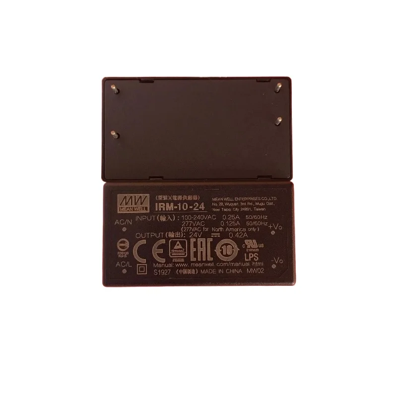 MEAN WELL IRM-10-5 IRM-10-12 IRM-10-15 IRM-10-24 10W PCB Mounted Green Power Module
MEAN WELL IRM-10-5 IRM-10-12 IRM-10-15 IRM-10-24 10W PCB Mounted Green Power Module