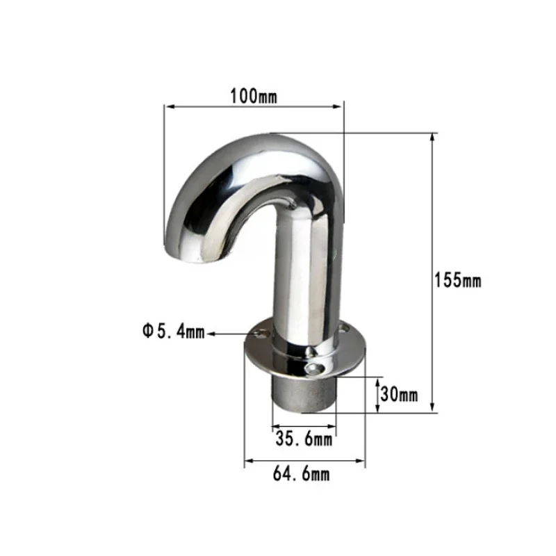 35mm Goose Neck Outlet Wire Tube for Marine Cable Outlet Wire Tidy U Outlet Goose Neck Boat Deck Stainless Steel
35mm Goose Neck Outlet Wire Tube for Marine Cable Outlet Wire Tidy U Outlet Goose Neck Boat Deck Stainless Steel