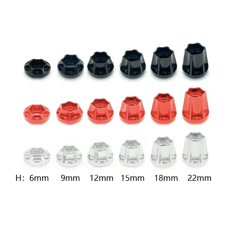 Aluminum Alloy 12mm Wheel Hex Hub for 1/10 RC Crawler 1.9 2.2 Wheel Rim Axial SCX10 Trxs TRX4 D90
Aluminum Alloy 12mm Wheel Hex Hub for 1/10 RC Crawler 1.9 2.2 Wheel Rim Axial SCX10 Trxs TRX4 D90