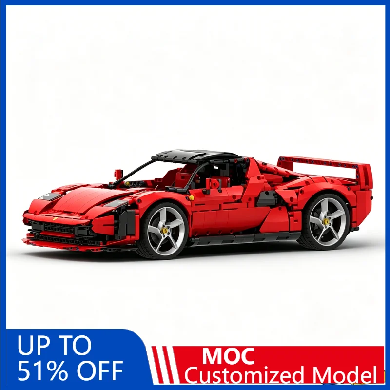 NEW 2898Pcs 42143 Sc40 Speedy Sports Car Building Blocks Diy Educational Children Assembly Toy Supercar Display Collection Gift
NEW 2898Pcs 42143 Sc40 Speedy Sports Car Building Blocks Diy Educational Children Assembly Toy Supercar Display Collection Gift