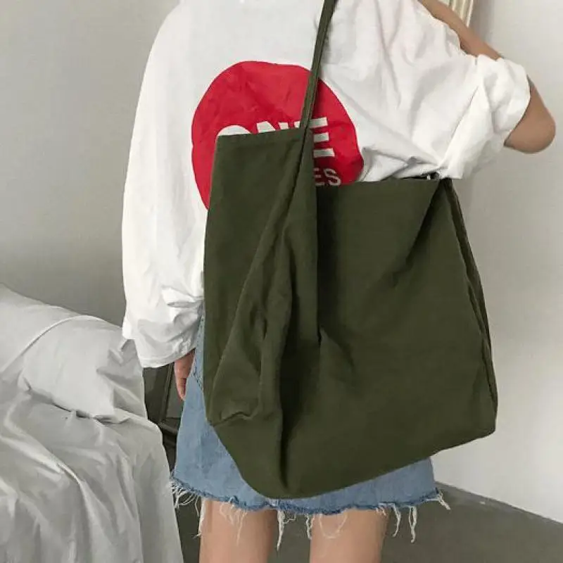 Korean Ins Canvas Art Student Versatile Large Capacity One Shoulder Handheld Shopping Bag for Women
Korean Ins Canvas Art Student Versatile Large Capacity One Shoulder Handheld Shopping Bag for Women