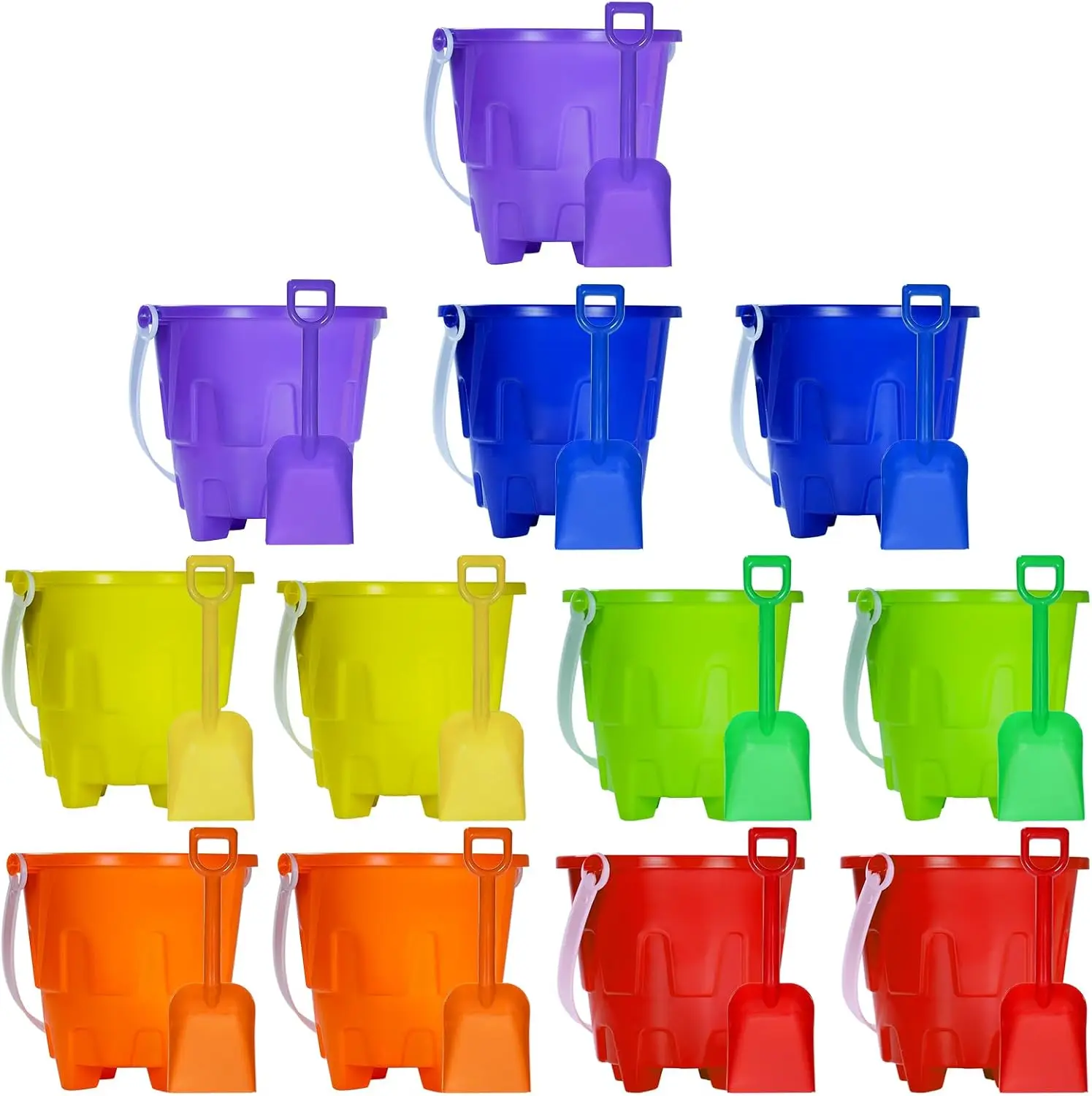 12 Pcs Sand Castle Buckets and Shovels Set, Beach Toys for Kids, Summer Fun
12 Pcs Sand Castle Buckets and Shovels Set, Beach Toys for Kids, Summer Fun
