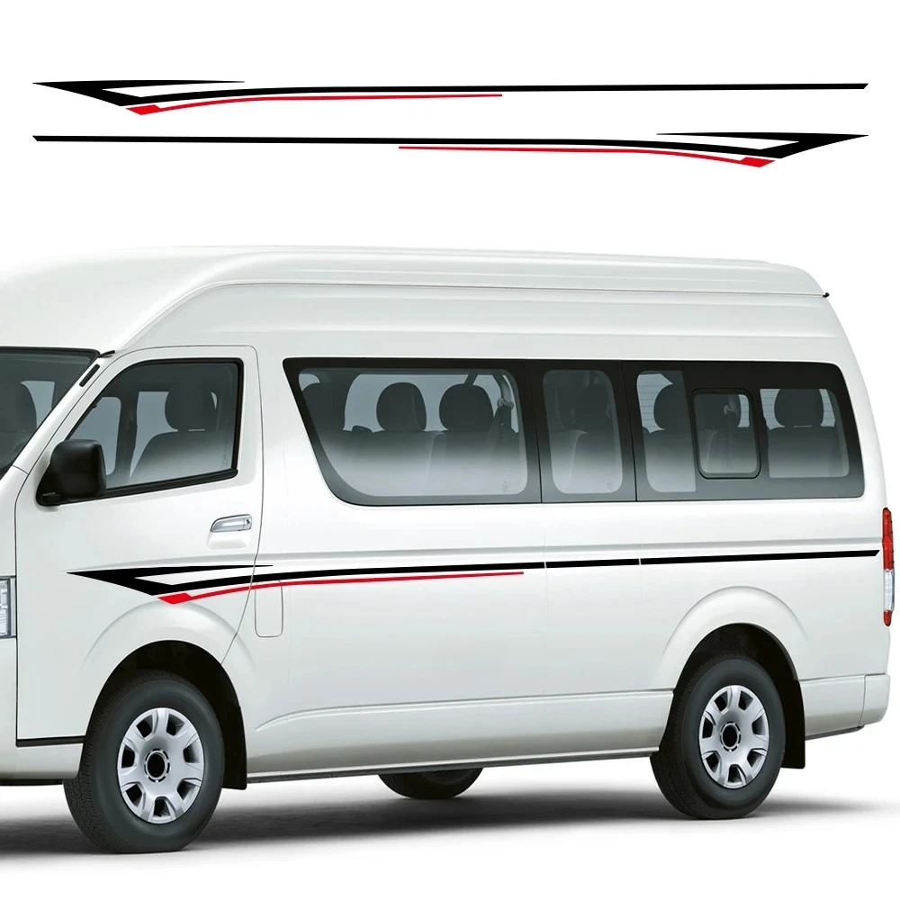 Car Styling Sport Stripes Sticker Vehicle Both Side Door Waist Line Decal for Toyota Hiace Auto Body Decor Vinyl Accessories
Car Styling Sport Stripes Sticker Vehicle Both Side Door Waist Line Decal for Toyota Hiace Auto Body Decor Vinyl Accessories