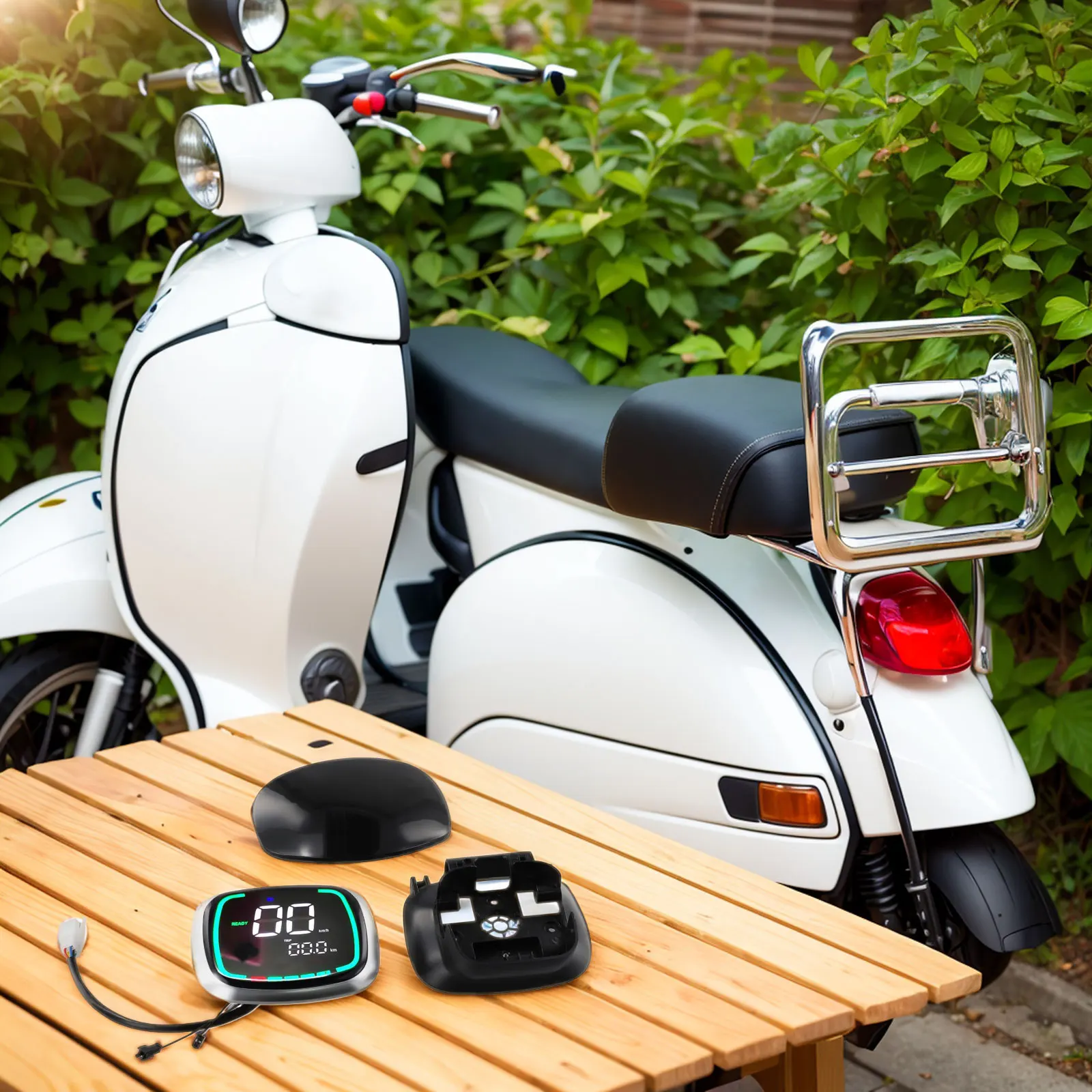 Electric Vehicle Meter Electric Scooter Meter 250G Weight 48-72V Support Easy To Install High Light Wide Screen
Electric Vehicle Meter Electric Scooter Meter 250G Weight 48-72V Support Easy To Install High Light Wide Screen