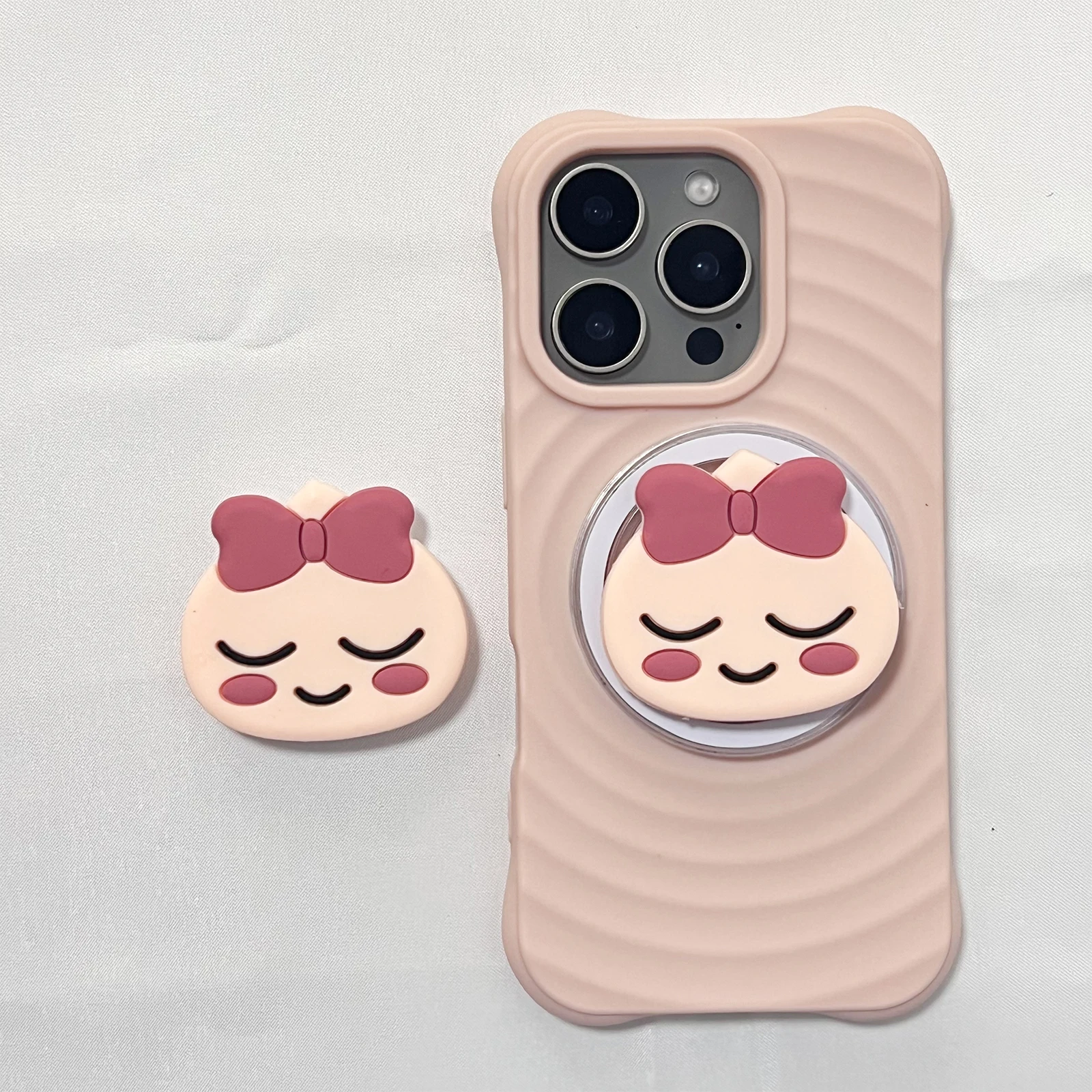 Soft Cute Animal Miss Peach Phone Holder Griptok Phone Stand Holder Support For iPhone 17 Pro Max 16 Pro Max
Soft Cute Animal Miss Peach Phone Holder Griptok Phone Stand Holder Support For iPhone 17 Pro Max 16 Pro Max