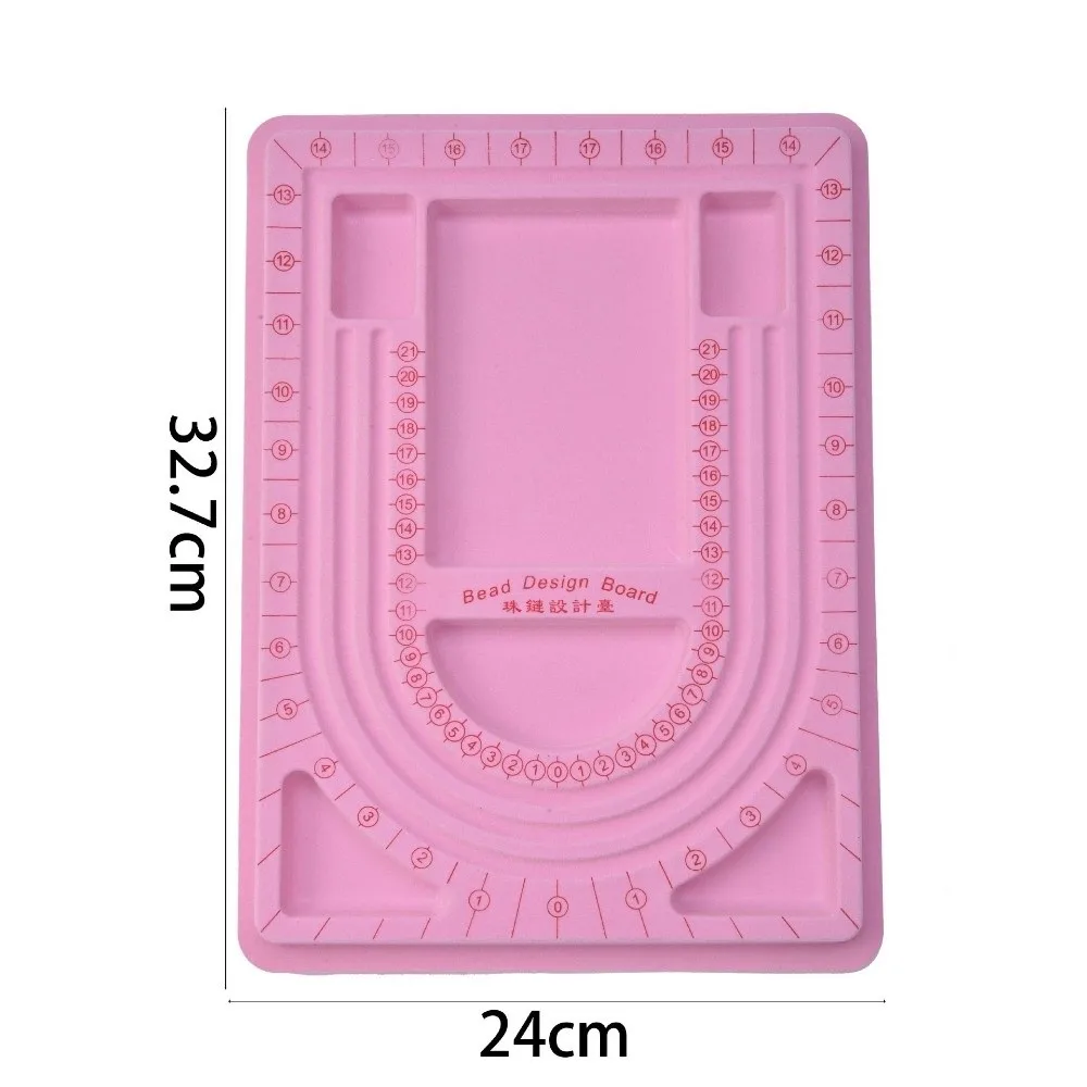 High Quality Colorful Beading Board Flockeda Convenient Bracelet Necklace Tray DIY Jewelry Making Beading Accessories
High Quality Colorful Beading Board Flockeda Convenient Bracelet Necklace Tray DIY Jewelry Making Beading Accessories
