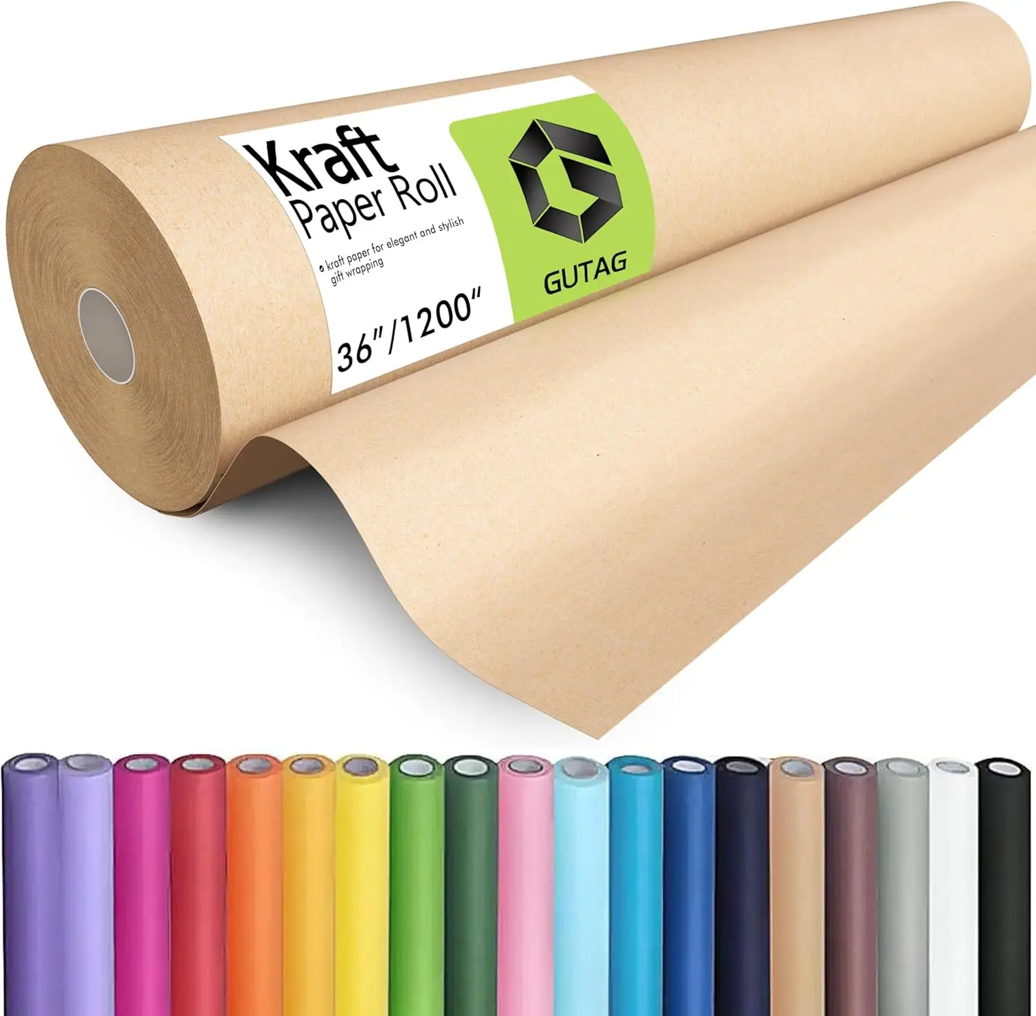 Kraft Paper Roll 36in x 1200in for Craft Bulletin Board Gift Wrapping Table Covering 70GSM Brown
Kraft Paper Roll 36in x 1200in for Craft Bulletin Board Gift Wrapping Table Covering 70GSM Brown