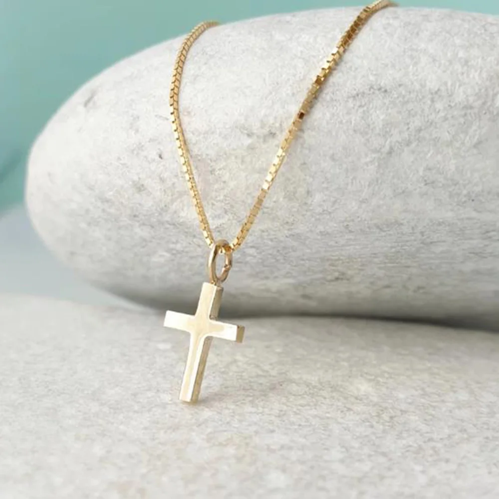 Simple Stainless Steel Cross Pendant Chain Necklace For Men Women Jesus Religion Jewelry Accessories Gift
Simple Stainless Steel Cross Pendant Chain Necklace For Men Women Jesus Religion Jewelry Accessories Gift