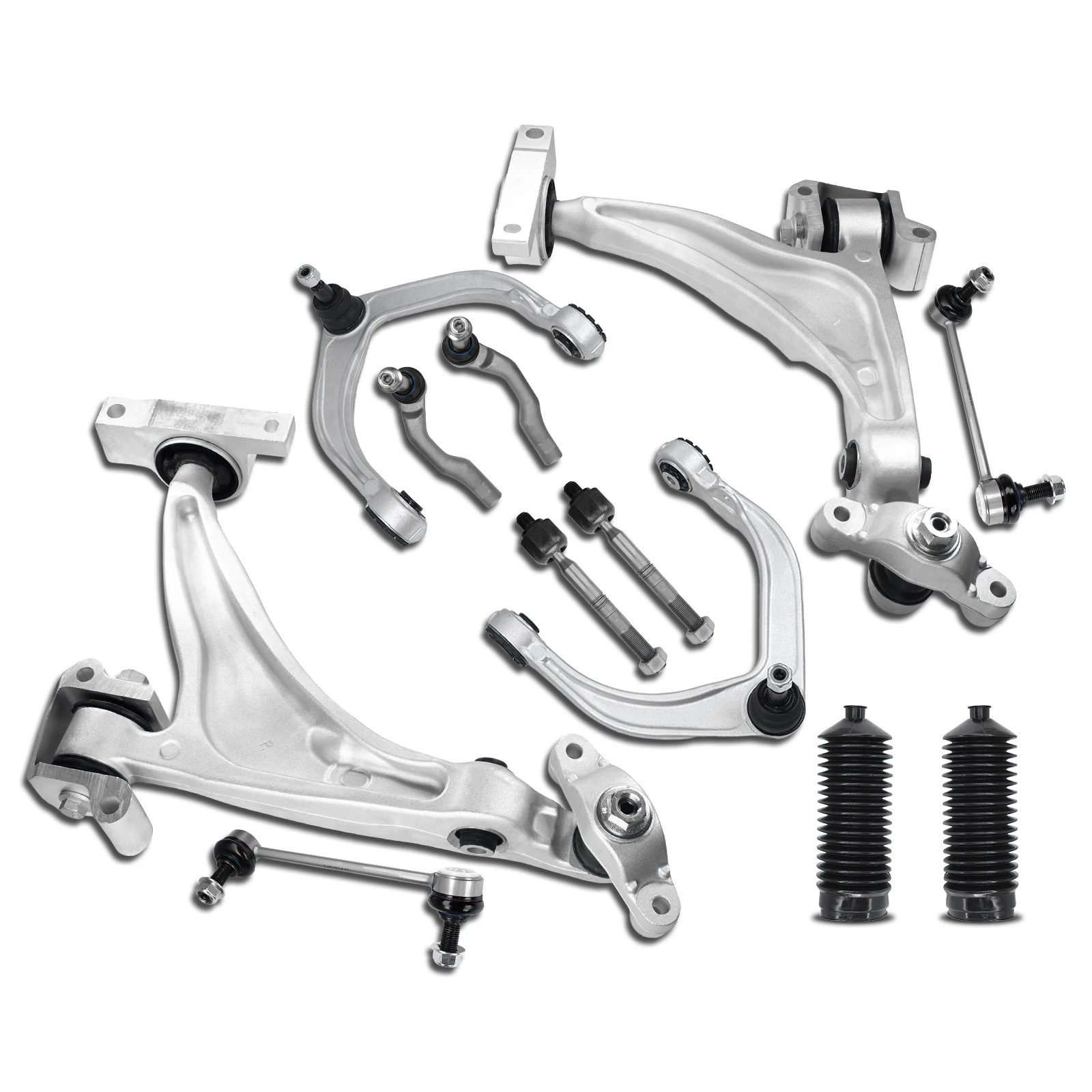 AzbuStag 12 Pcs Front Upper Lower Control Arm with Ball Joint Sway Bar Tie Rod Boot Fits for XC90 2016-2020 XC60 2018-2019
AzbuStag 12 Pcs Front Upper Lower Control Arm with Ball Joint Sway Bar Tie Rod Boot Fits for XC90 2016-2020 XC60 2018-2019