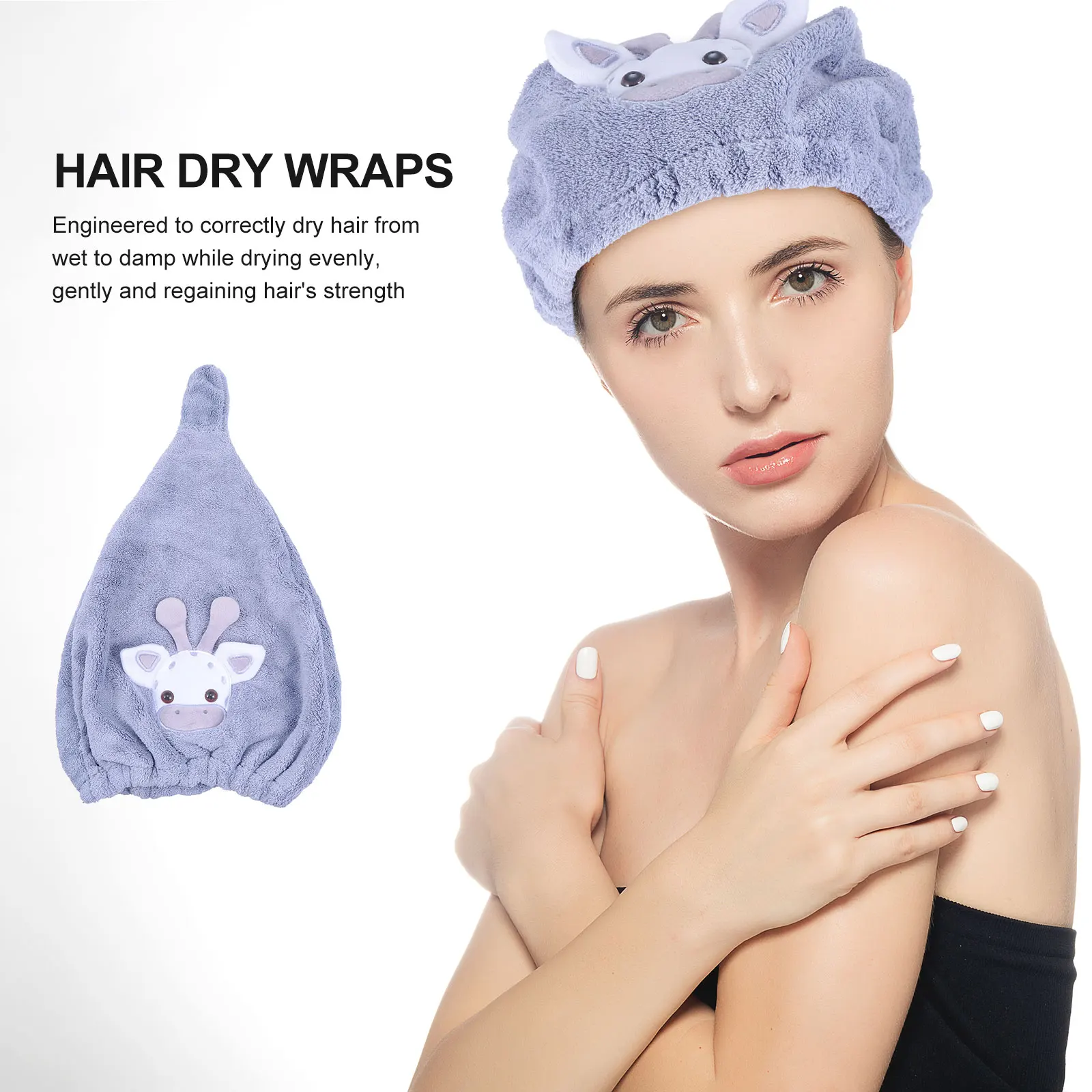 Coral Fleece Microfiber Hair Dry Towel Elastic Cap Gym Towels Wraps Shower Caps Drying Head Towel Fast Dry Hair Care Gift
Coral Fleece Microfiber Hair Dry Towel Elastic Cap Gym Towels Wraps Shower Caps Drying Head Towel Fast Dry Hair Care Gift