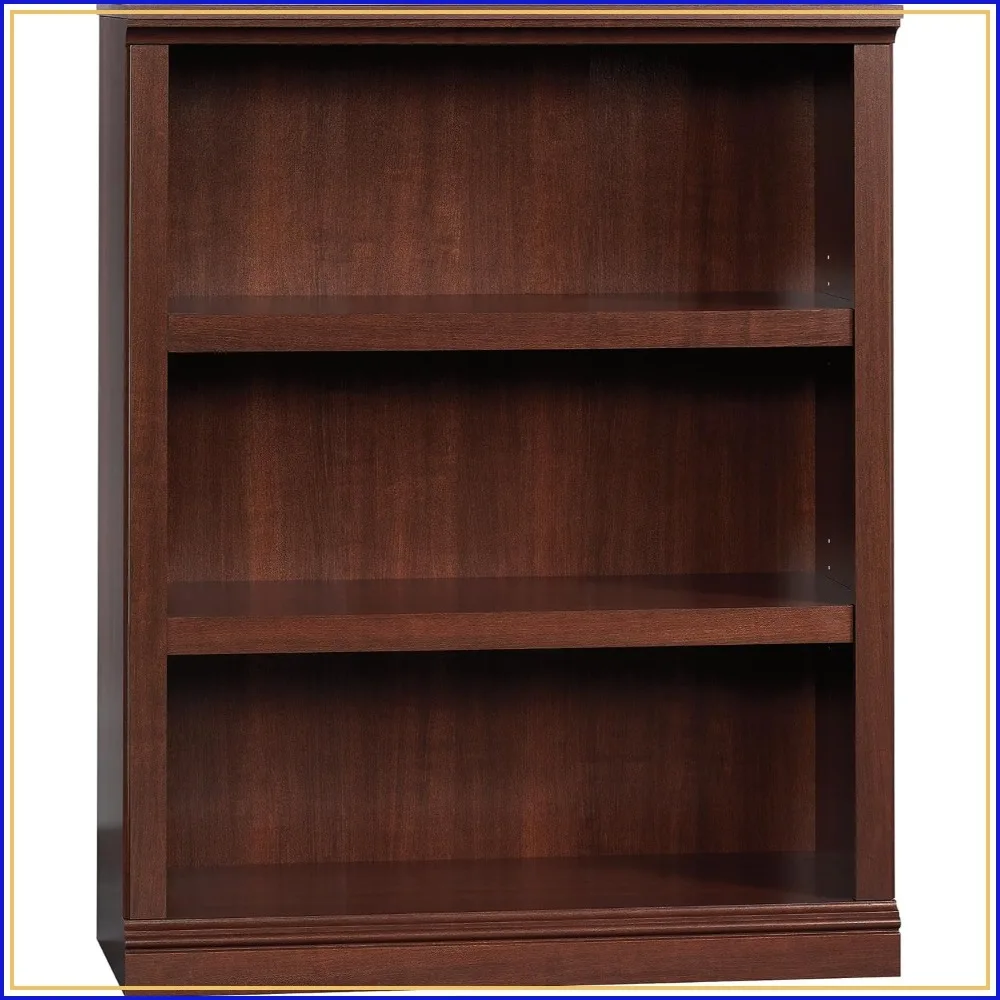 Adjustable 3-Shelf Bookcase, Cherry Finish, Versatile Storage for Home Office or Living Room
Adjustable 3-Shelf Bookcase, Cherry Finish, Versatile Storage for Home Office or Living Room