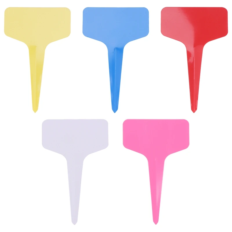 100Pcs Plant Labels Multicolor Waterproof Plastic Plant Tags T-Type Nursery Garden Labels 6 X10cm 5 Colors
100Pcs Plant Labels Multicolor Waterproof Plastic Plant Tags T-Type Nursery Garden Labels 6 X10cm 5 Colors