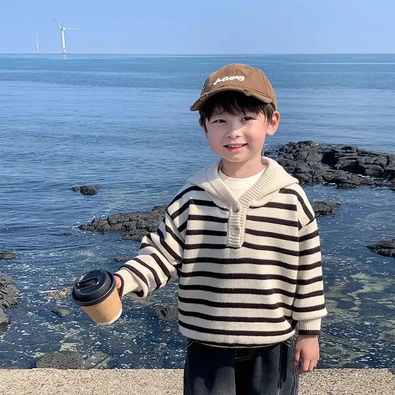 Baby Sweater Spring and Autumn Boys' Knitted Sweater Children's Autumn Hoodie Coat Girl Top Clothing
Baby Sweater Spring and Autumn Boys' Knitted Sweater Children's Autumn Hoodie Coat Girl Top Clothing