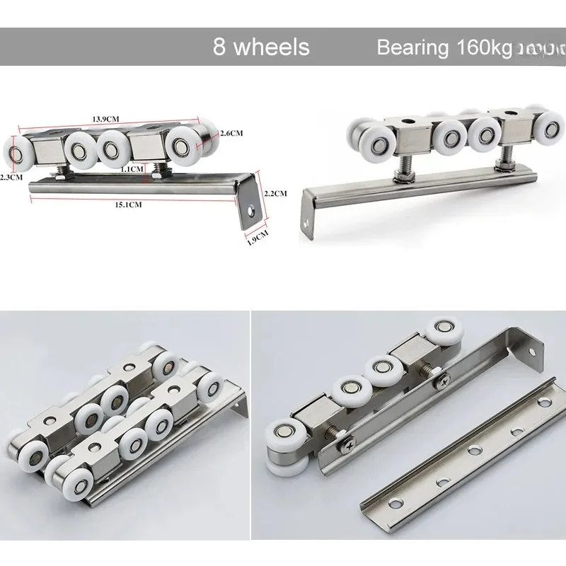 304 Stainless Steel Hardware Slide Doors Pulley,hanger Roller,hanging Rail Wheels,High Load-bearing,Sliding Door Track Rail
304 Stainless Steel Hardware Slide Doors Pulley,hanger Roller,hanging Rail Wheels,High Load-bearing,Sliding Door Track Rail