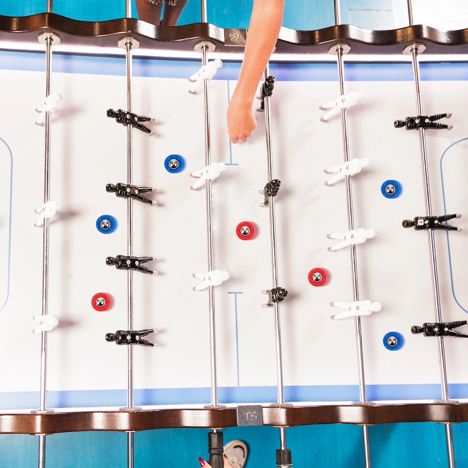 12 шт. аксессуаров для настольного футбола: премиальные пластиковые шарики-роллеры для замены, для игры в настольный футбол, для развлечений на столе
12 шт. аксессуаров для настольного футбола: премиальные пластиковые шарики-роллеры для замены, для игры в настольный футбол, для развлечений на столе