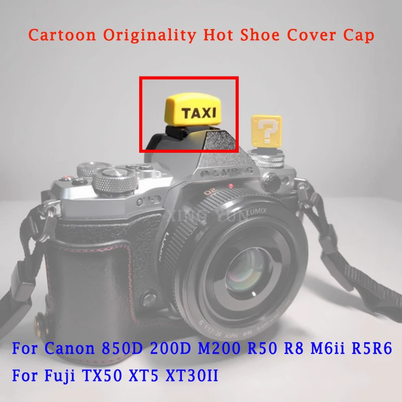 Cartoon Originality Hot Shoe Cover SLR DSLR Camera Protect Cap -For Canon 850D 200D M200 R50 R8 M6ii R5R6 /-Fuji TX50 XT5 XT30II
Cartoon Originality Hot Shoe Cover SLR DSLR Camera Protect Cap -For Canon 850D 200D M200 R50 R8 M6ii R5R6 /-Fuji TX50 XT5 XT30II