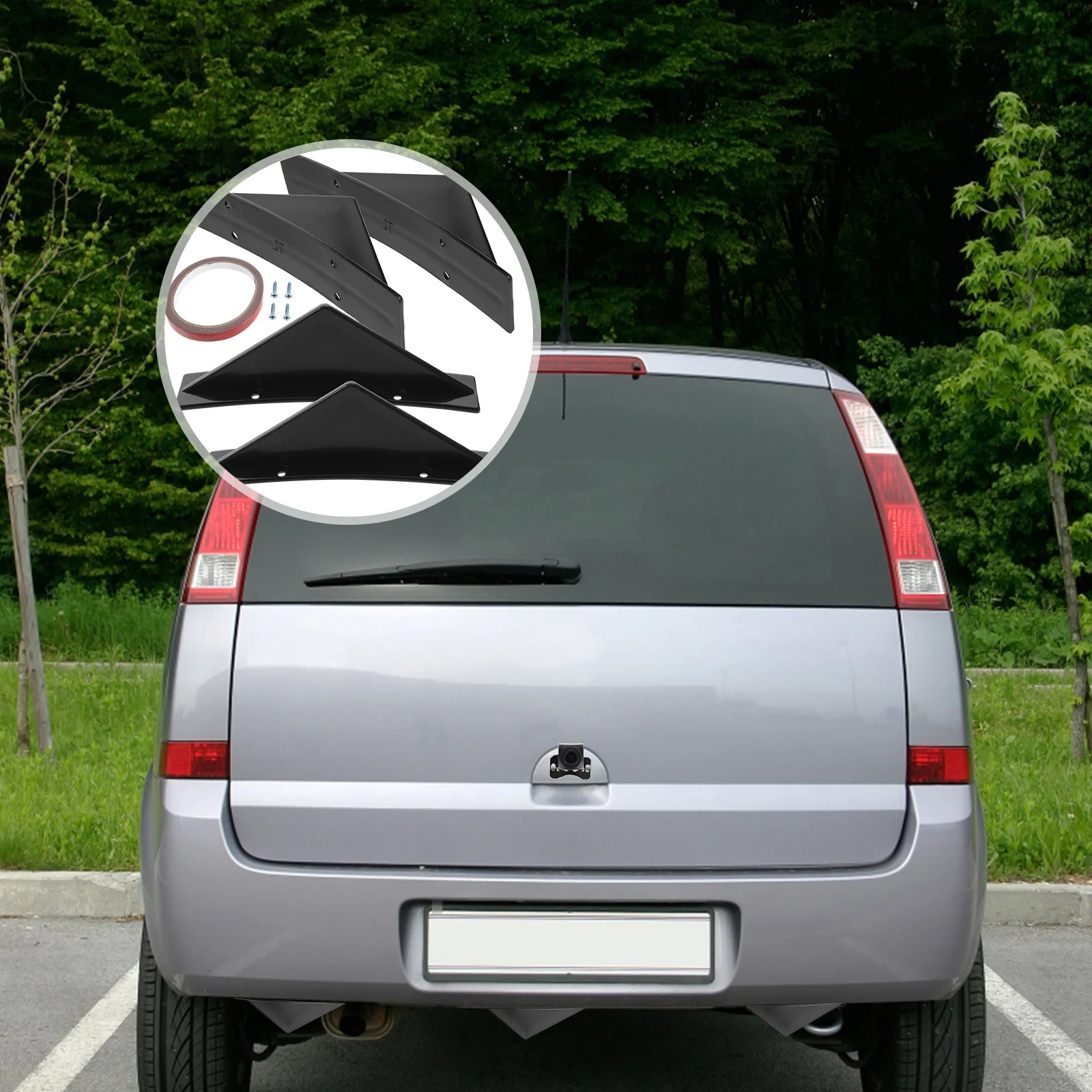 4Pcs Premium ABS Car Rear Spoiler Universal Fit Easy Install Durable Protection Suv Truck Styling Car Rear Spoiler
4Pcs Premium ABS Car Rear Spoiler Universal Fit Easy Install Durable Protection Suv Truck Styling Car Rear Spoiler