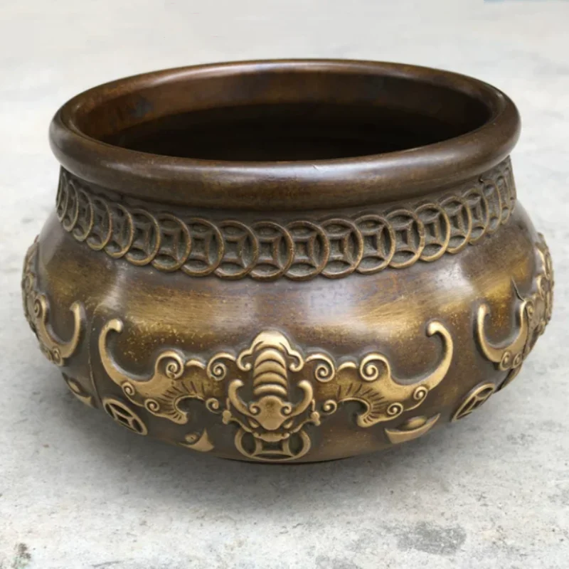 Antique brass bat relief incense burner home office tea ceremony decoration handicrafts and ornaments
Antique brass bat relief incense burner home office tea ceremony decoration handicrafts and ornaments