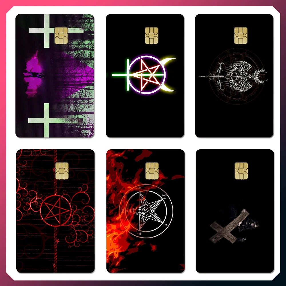 Satan Card Stickers Decals 4pcs PVC Card Skin Credit Card Cover Decoration Self-adhesive Protective Film
Satan Card Stickers Decals 4pcs PVC Card Skin Credit Card Cover Decoration Self-adhesive Protective Film