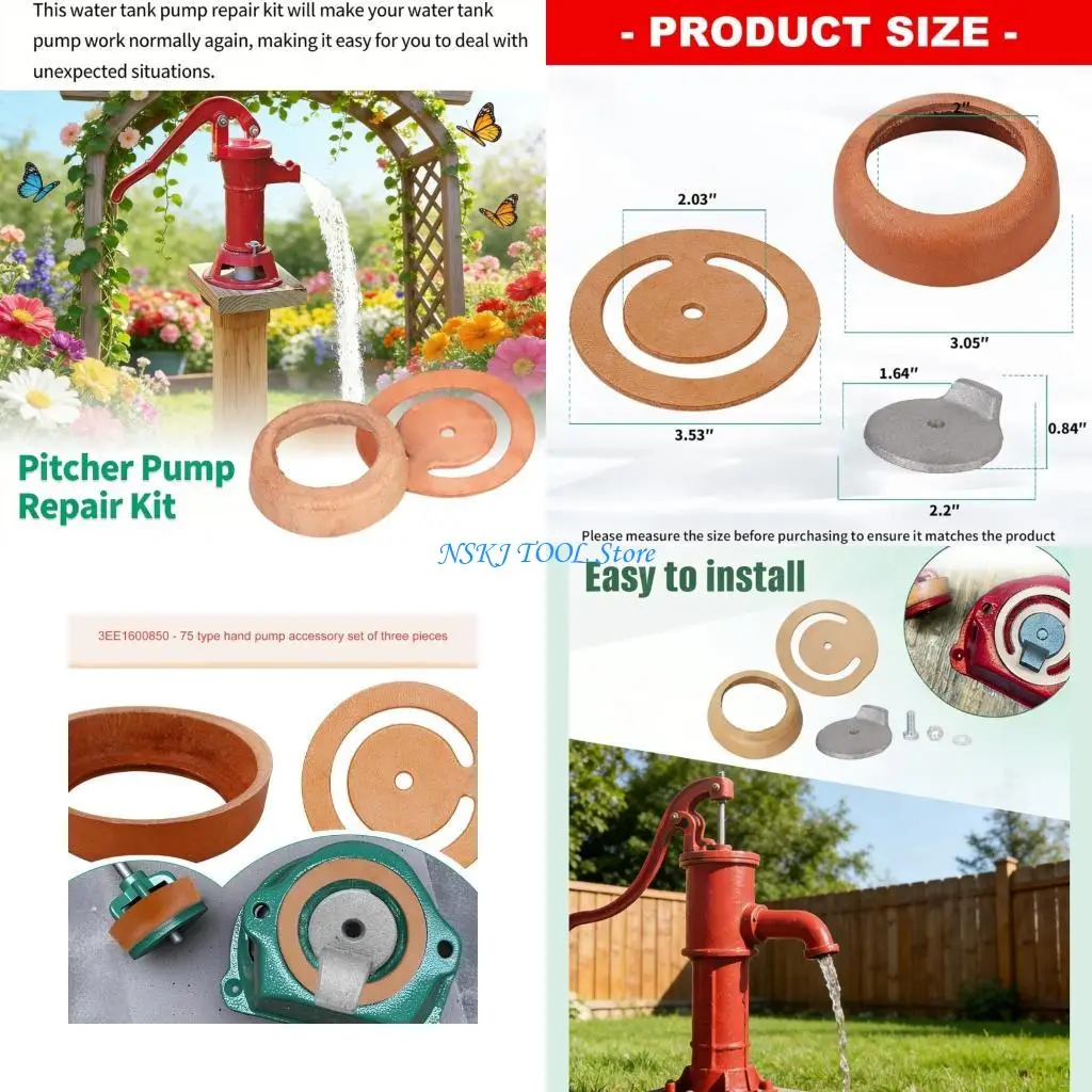L8RC Water Pump Valves Set Include Plunger Assembly And Leather Repair Accessory
L8RC Water Pump Valves Set Include Plunger Assembly And Leather Repair Accessory