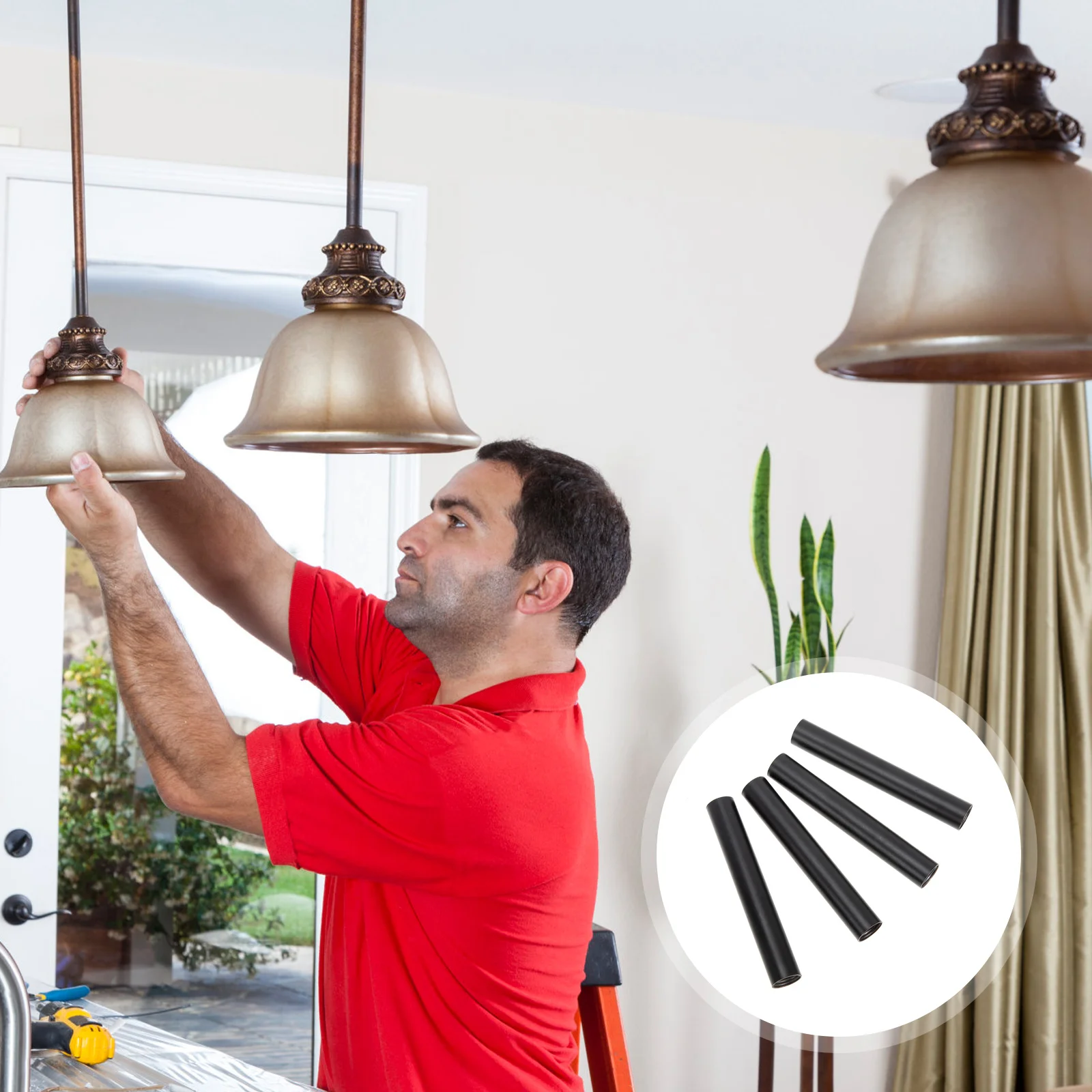 4pcs Chandelier Support Rod Iron Material Rust Resistant Smooth Surface Easy Install For Wall Lamp Ceiling Light Decoration
4pcs Chandelier Support Rod Iron Material Rust Resistant Smooth Surface Easy Install For Wall Lamp Ceiling Light Decoration