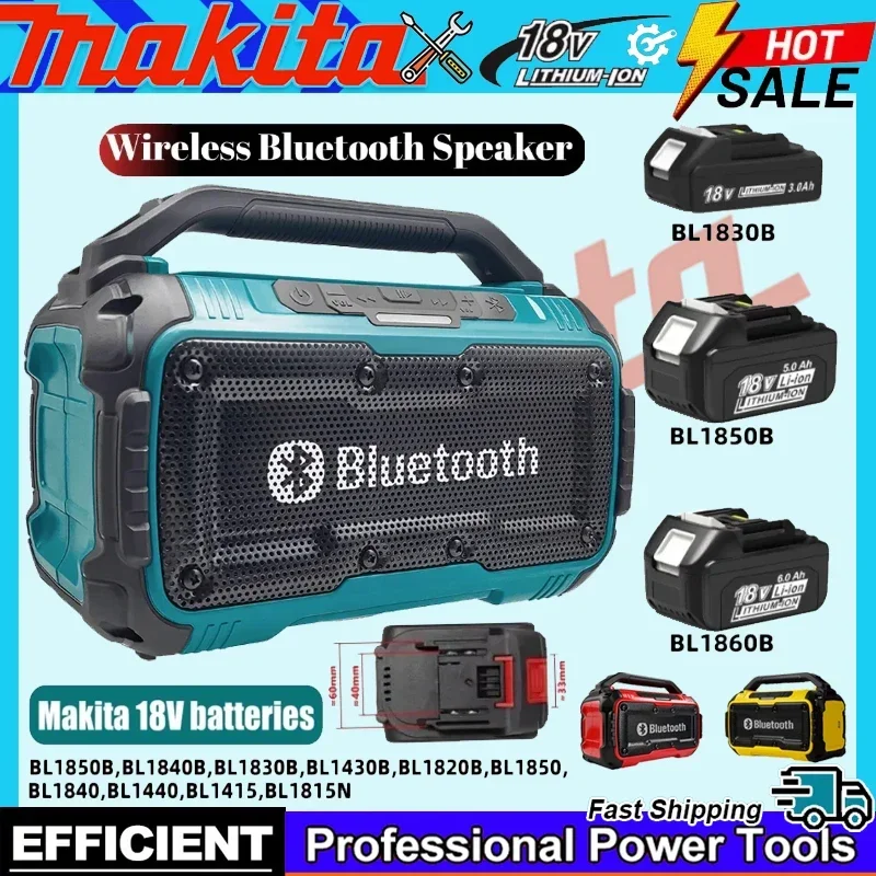 2026 Makita Bluetooth Subwoofer Loudspeaker Stereo Original Speaker Bluetooth Speaker Wireless Surround For Milwaukee/Dewalt
2026 Makita Bluetooth Subwoofer Loudspeaker Stereo Original Speaker Bluetooth Speaker Wireless Surround For Milwaukee/Dewalt
