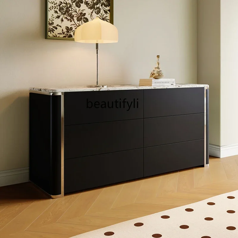 02Retro porch cabinet solid wood dining side bedside cabinet against the wall Italian minimalist storage drawer cabinet
02Retro porch cabinet solid wood dining side bedside cabinet against the wall Italian minimalist storage drawer cabinet
