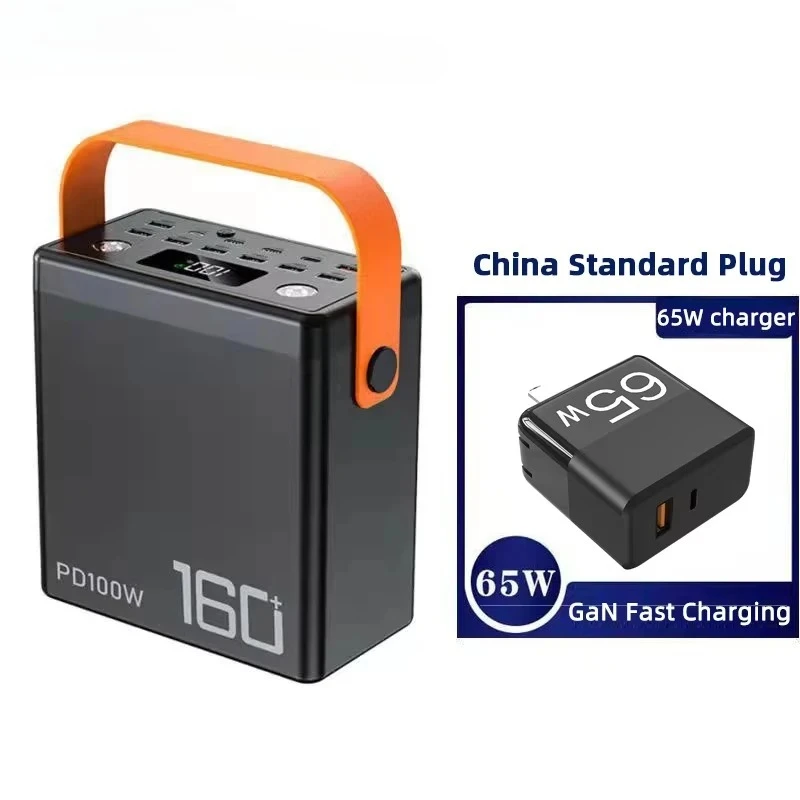 160000mAh Large Capacity Power Bank Portable PD100W USB C Fast Charging Mobile Spare Battery for iPhone 15 Samsung Xiaomi Laptop
160000mAh Large Capacity Power Bank Portable PD100W USB C Fast Charging Mobile Spare Battery for iPhone 15 Samsung Xiaomi Laptop