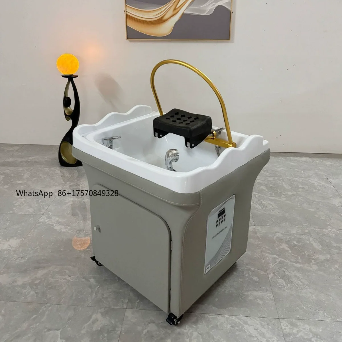 60L Water Tank Portable Sink Shampoo Bed Hair Washing Table Head Therapy No Plumbing Fumigator For Bed Spa Use
60L Water Tank Portable Sink Shampoo Bed Hair Washing Table Head Therapy No Plumbing Fumigator For Bed Spa Use