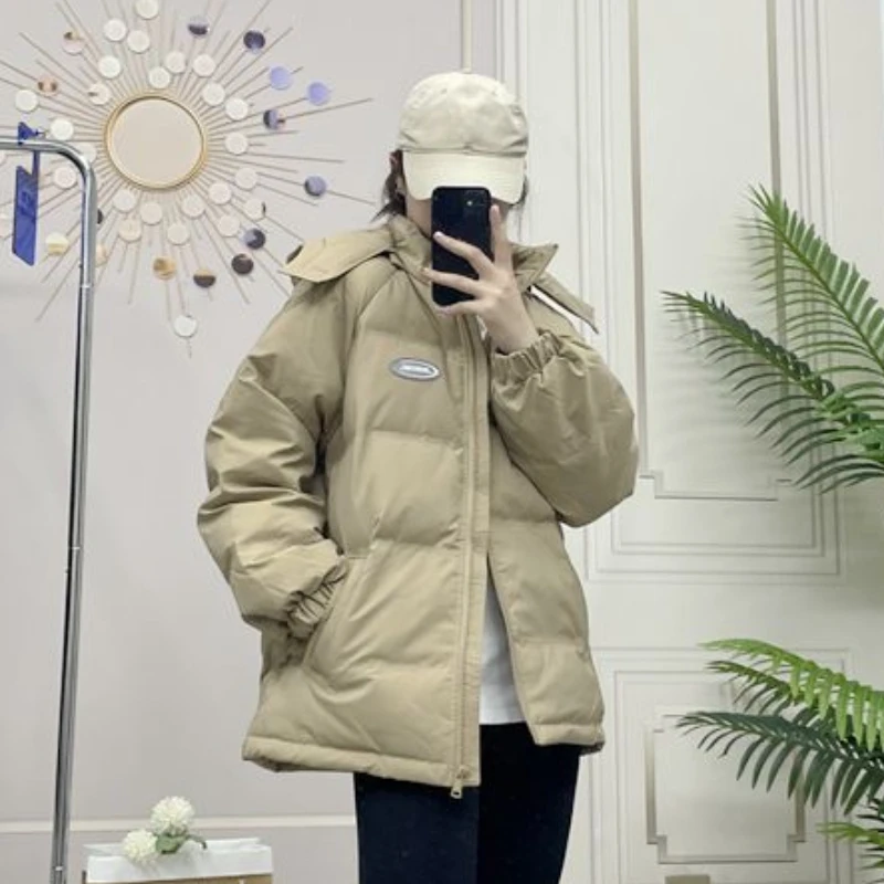 Women's Thick Loose Warm Hooded Down Jackets, Winter Puffer Coats, Sports Style, High Street Short Women's Parker, New
Women's Thick Loose Warm Hooded Down Jackets, Winter Puffer Coats, Sports Style, High Street Short Women's Parker, New