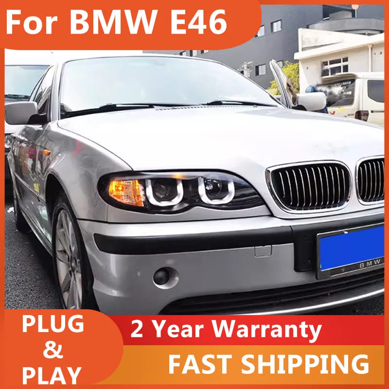 Car Accessories for BMW E46 Headlights 2001-2004 E46 Head Light 318 320 325 330 DRL Turn Signal Low High Beam Projector Lens
Car Accessories for BMW E46 Headlights 2001-2004 E46 Head Light 318 320 325 330 DRL Turn Signal Low High Beam Projector Lens
