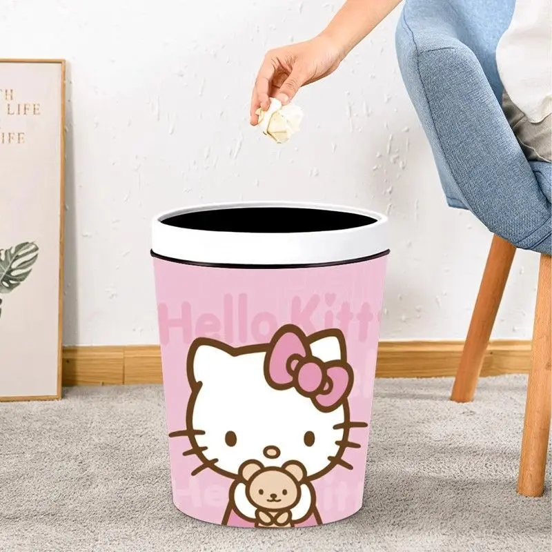 Sanrio Kawaii Hello Kitty Creative Pink Trash Can Anime Cartoon Cute Exquisite Home Living Room Bedroom Waste Bucket Garbage Can
Sanrio Kawaii Hello Kitty Creative Pink Trash Can Anime Cartoon Cute Exquisite Home Living Room Bedroom Waste Bucket Garbage Can