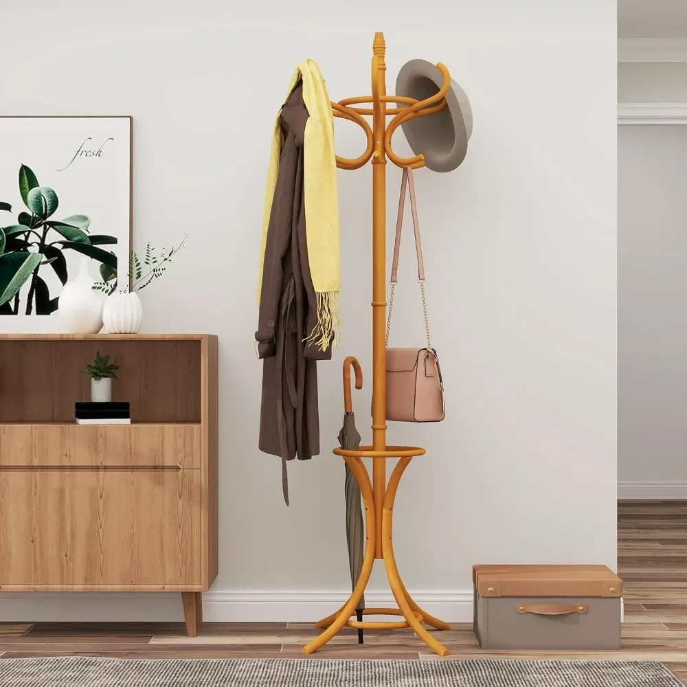 Umbrella Holder, Entryway Hanger Stand Coat Rack, Freestanding Hall Tree w/12 Hooks for Coat, Hats, Scarves, Bags
Umbrella Holder, Entryway Hanger Stand Coat Rack, Freestanding Hall Tree w/12 Hooks for Coat, Hats, Scarves, Bags