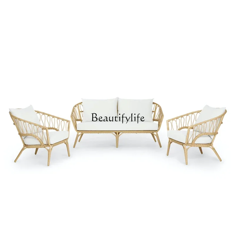 LOutdoor B & B Inn Balcony Courtyard Terrace Table-Chair Set Leisure Rattan Chair 
LOutdoor B & B Inn Balcony Courtyard Terrace Table-Chair Set Leisure Rattan Chair