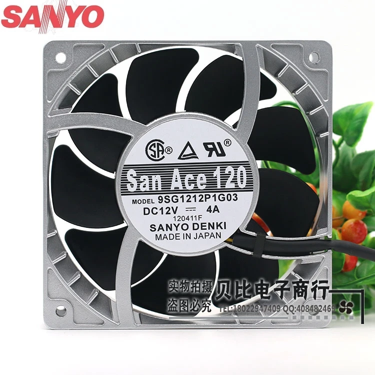 Для Sanyo 9SG1212P1G06 9SG1212P1G03 12 см вентилятор для высокой температуры скоростной вентилятор 12038 12 В 4A мощный 120*120*38 мм
Для Sanyo 9SG1212P1G06 9SG1212P1G03 12 см вентилятор для высокой температуры скоростной вентилятор 12038 12 В 4A мощный 120*120*38 мм