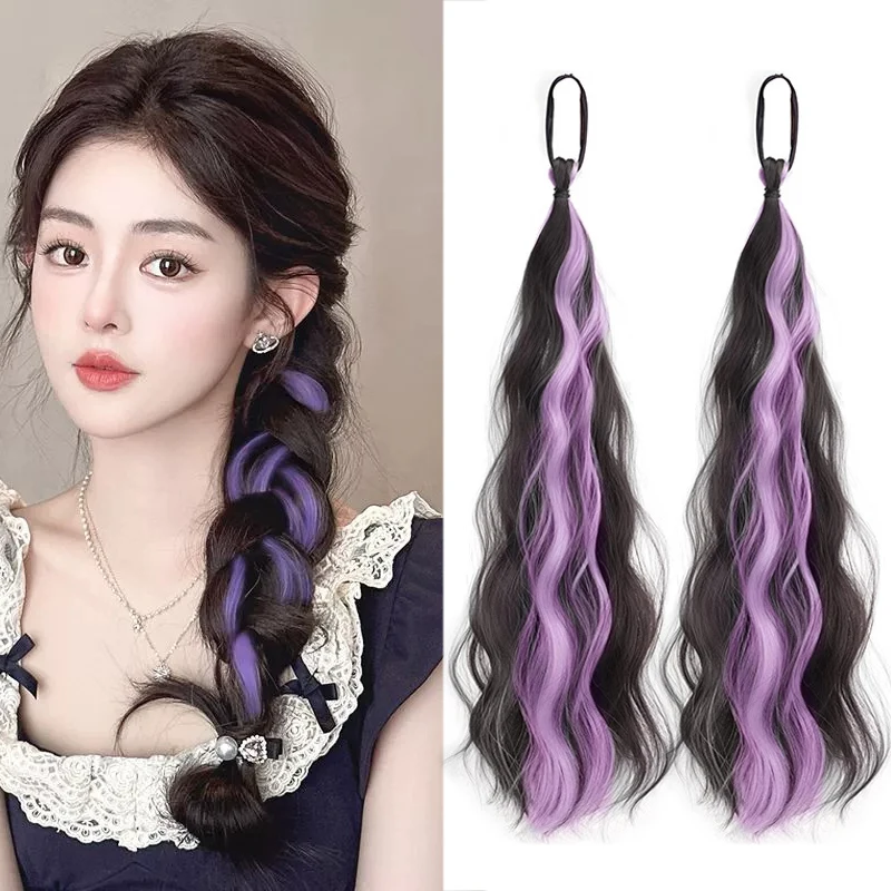 Self winding bun wig hair tie women's dyed fake hair loop low tie fluffy flower bud wig bag matching outfit
Self winding bun wig hair tie women's dyed fake hair loop low tie fluffy flower bud wig bag matching outfit